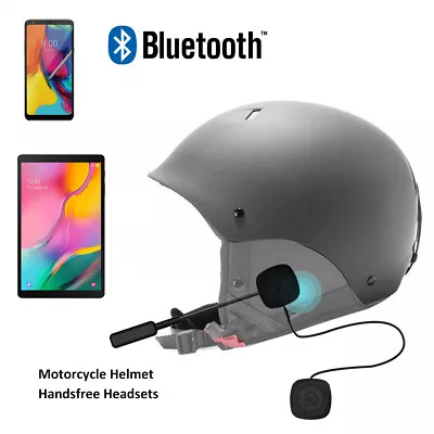 Bluetooth Wireless Stereo Earpieces Headsets W/Mic For Motorcycle Bike Helmet • $16.48