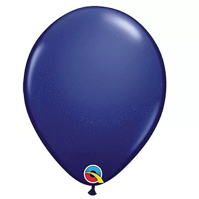 Qualatex 5 Inch Latex Balloons - Navy Blue (100 Pack) • $13.99