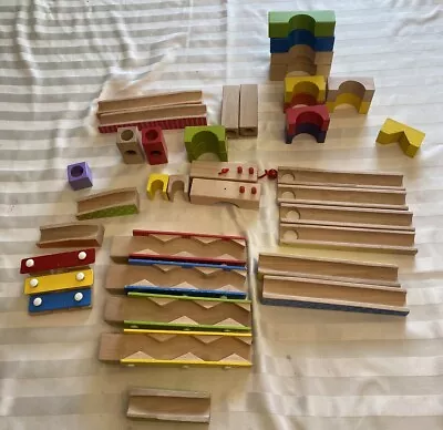 Wooden Marble Run By Imagination Toys R Us 2011  40 Blocks • $32