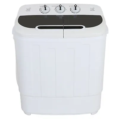 White Compact  Laundry Washer & Dryer With Mini Washing Machine And Spin Dryer • $104.58