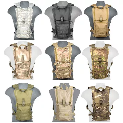 Lancer Tactical Airsoft MOLLE Hydration BackPack Bladder Storage Pouch CA-321 • $29.99