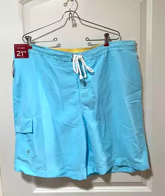 MERONA NWT Men's Light Blue Swim Suit Trunks - Size XL • $14.99