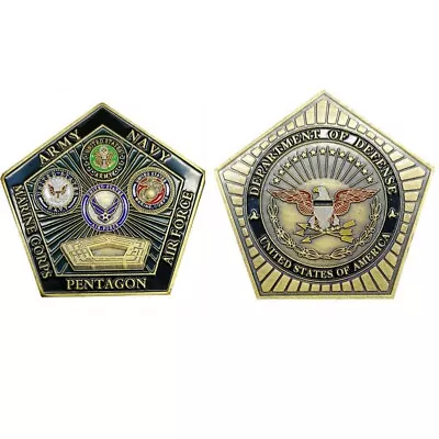 US Dept Of Defense Army Navy Marine Corps Air Force Pentagon Challenge Coin • $3.43