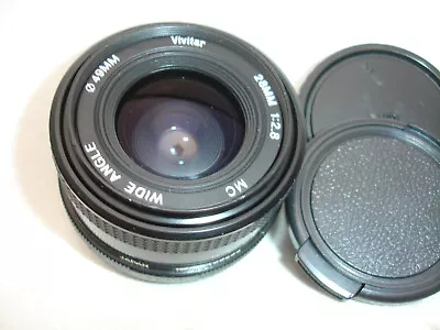Vivitar 28mm F/ 2.8 Lens Pentax K PK Mount  Sn99106833 • $39.90