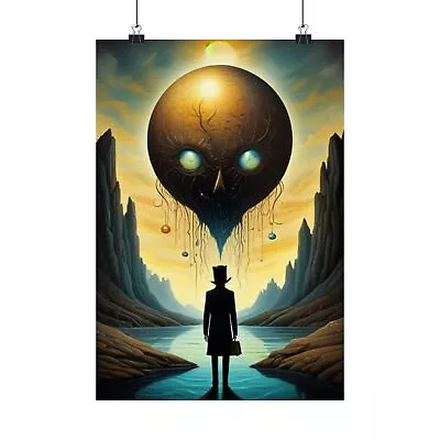 Mystic Orb Of The Canyon - Cosmic Visions Poster With All-Seeing Eyes • $32.94