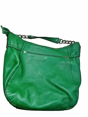 Emerald Green Leather Michael Kors Tote Bag • $49.99