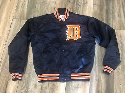 Vintage Starter Diamond Collection Detroit Tigers Satin Jacket Men’s M USA • $180