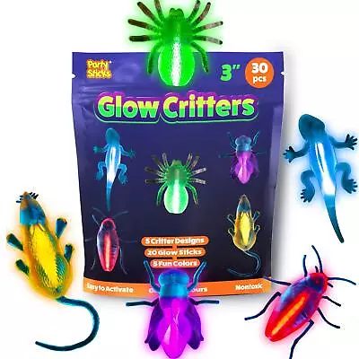 Glow Critters And Halloween Trick Or Treat Glow Skeletons And Pumpkins - Glow... • $18.43