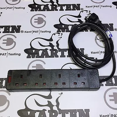 £13.61 • Buy Marten® Schuko European Plug To UK 4 Gang 13a Socket Extension Lead For Holiday