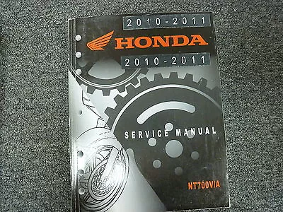 2010 2011 Honda Models NT700V & NT700VA Motorcycle Shop Service Repair Manual • $126.90