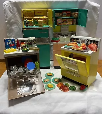 1960's Vintage Barbie Dream Kitchen For Barbie With TURKEY. See Images  • $75