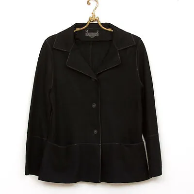 $103.87 • Buy Women ANNETTE GORTZ Nell Black 100% Wool Jacket Size. 36