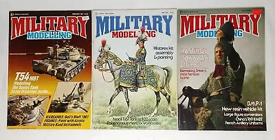 Military Modelling Magazine Lot Of 3 From 1987 • $15