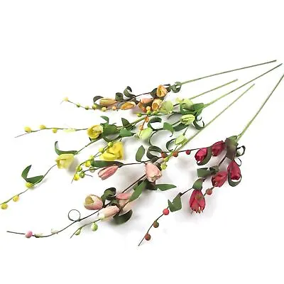 Lisianthus Gypsophila Foam Spray - Artificial Flowers Craft Fake Stem • £2.99