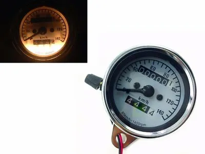 Retro Motorcycle Odometer Speedometer Gauge For Cafe Racer Old School Custom • $11.77