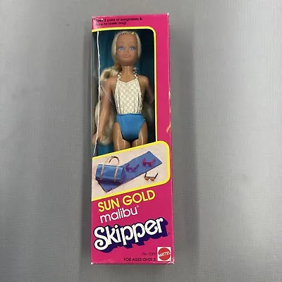 1983 Sun Gold Malibu Skipper Doll (1069) • $22