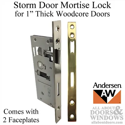 Andersen Storm Door Mortise Lock For One Inch Thick Woodcore Doors • $36.75