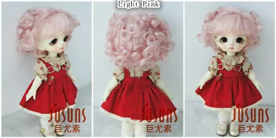 JD250 1/8 1/6 1/4 1/3 Top BJD Mohair Wigs For OB11YOSD MSD SD Blythe Doll Hair  • $25.99