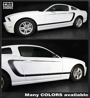 Ford Mustang 2005-2014 Side Accent C-Stripes Decals (Choose Color) • $59.50