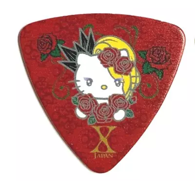 $1.29 • Buy X JAPAN Yoshiki × Sanrio Hello Kitty Collabo Yoshikitty Pick Red From Japan