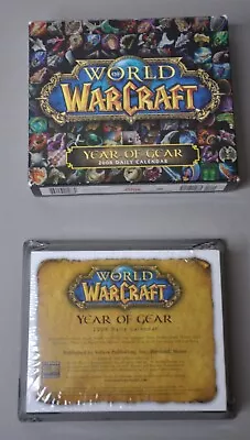 Blizzard Entertainment World Of Warcraft WOW Year Of Gear 2008 Daily Calendar • $60