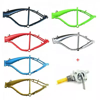 CDHPOWER 26 Inch Bicycle Gas Frame 2.4L Fuel Tank Motorized Bike Frame & Petcock • $162.99