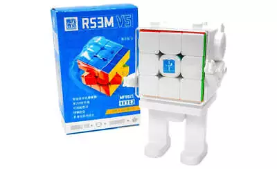 MoYu RS3 M V5 3x3 Magnetic (Ball-Core UV Coated + Robot Display Box) Speed Cube • $29.95