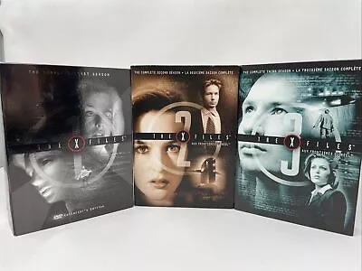 The X-Files Season 1 2 & 3 DVD Complete Sets. • $20