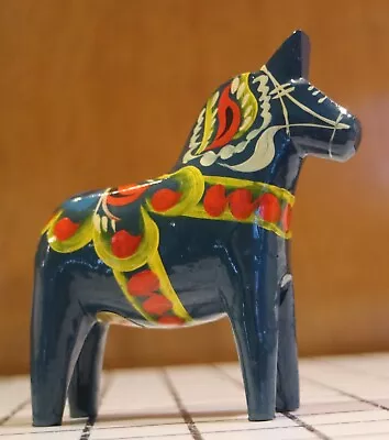 Dala Horse Tillv Farnas Hemslojd & Snickerier Äkta - 4  - Stockholm Sweden • $27.50