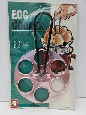 Vintage 1968 Kitchen King Egg Cooker Poacher New In Package See Pics • $18.79