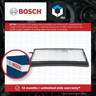 Pollen / Cabin Filter Fits BMW 328 E36 2.8 95 To 99 Bosch 64111393489 Quality • $17.22