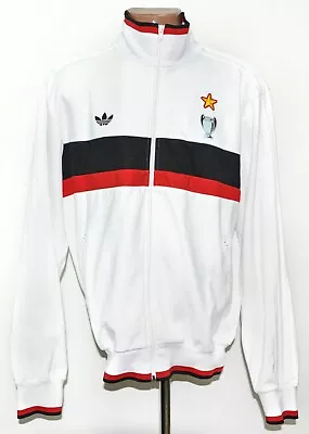 Ac Milan Italy Training Football Jacket Jersey Adidas Originals Size L Adult • £86.39