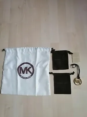 Set Of 4: Michael Kors Handbag Dust Protect Bag/ 2 Jewelry  Bags/ Logo Charm NEW • $9.99