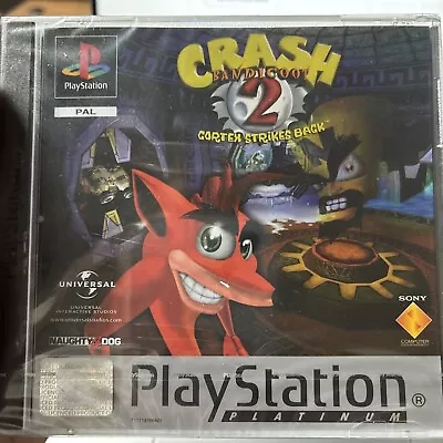 Crash Bandicoot 2 Cortex Strikes Back Playstation Orignal Sealed For PS1 • £250