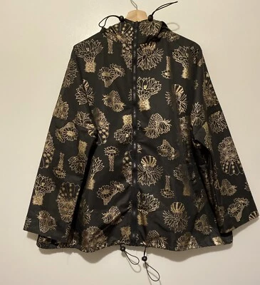 $100 • Buy Pretty GORMAN “Cactus Flowers” Raincoat Size S/M