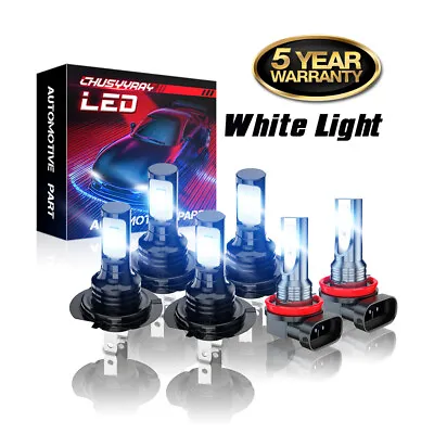 For Mercedes Benz GL450 2007-2012 E320 2008-2009 LED Headlight+Fog Light Bulbs • $29.99