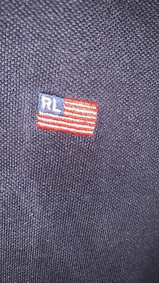 Ralph Lauren Vintage RARE RL USA 🇺🇸 Logo Polo-Shirt - Size - Large • £13.27