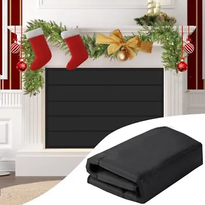 Fireplace Cover Magnetic Fireplace Blocker Blanket Stops Heat Loss Indoor Fire • $31.01