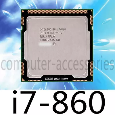 Intel Core I7-860 2.8GHz 4-Core 8MB LGA1156 95W CPU Processor • $48.80