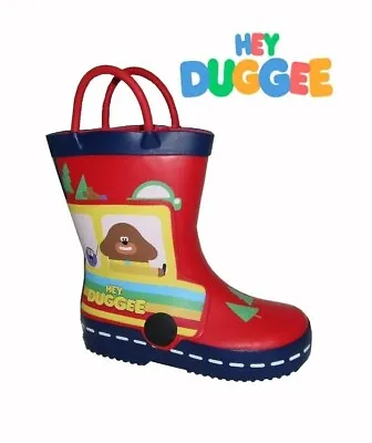 Hey Duggee Boys Girls Kids Waterproof Wellies Wellingtons Infants Boots Size 4-9 • £9.98