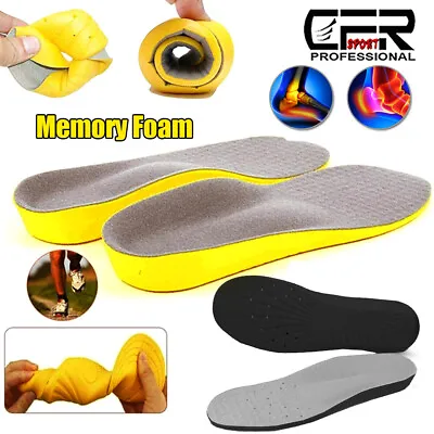 Memory Foam Orthotic Arch Support Shoes Insoles Inserts Pads Women Men Unisex DS • $12.19