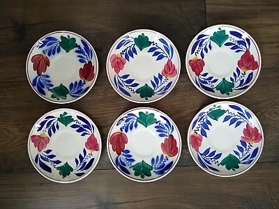 Rare PETRUS REGOUT MAASTRICHT HOLLAND Pattern 483 Set/ 6 Saucers Backstamp  • $22.49