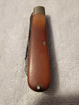 Vintage Camillus Lineman/Electricians #27 Pocket Knife-3 3/4'' Closed-2 Blades • $9