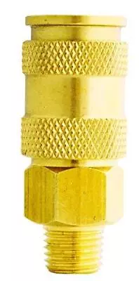 Milton Industries S-767 HI-Flo V-Style -FeetAMV-Feet 3/8-Inch MNPT Brass Body • $9.29