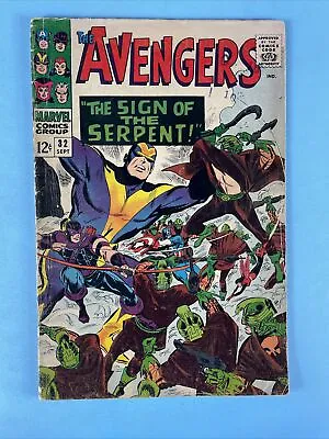 Avengers #32 (1st App Of Bill Foster Later Becomes Black Goliath)  1966 • $85