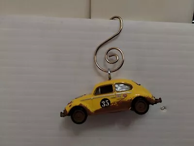 1/64 Vintage Yellow Volkswagen Bug Christmas 🎄 Tree Ornament  • $15