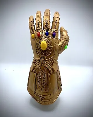 ADULT Thanos Infinity Gauntlet Glove For LED Light Glove Avengers 4 Movie Toy • £20.95