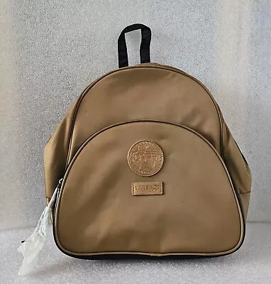 Versace Parfumes Backpack Purse Brown Gold Women New • $33.50