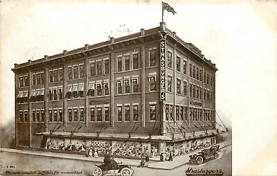 C1907 Postcard; Strasburger's Department Store Parsons KS Labette County Posted • $10.16