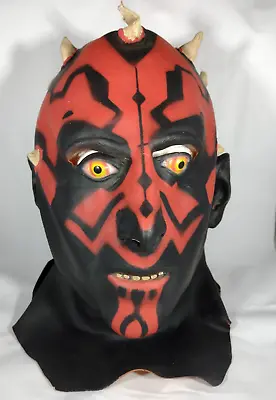Star Wars LucasFilms Ltd Darth Maul Adult Rubber Mask  - Rubies Made In Mexico • £28